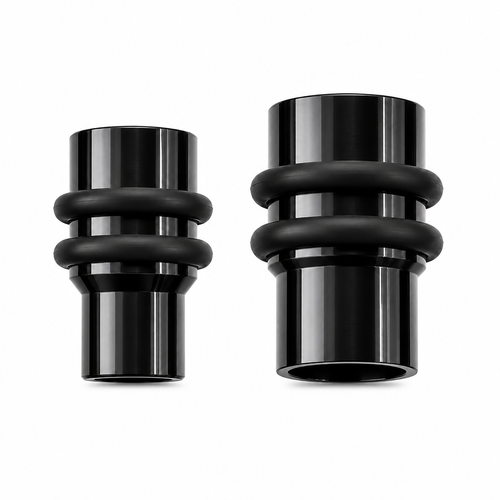 Two black PHASE3 ZXL Bowl components displayed side by side, fully visible on a white square background.